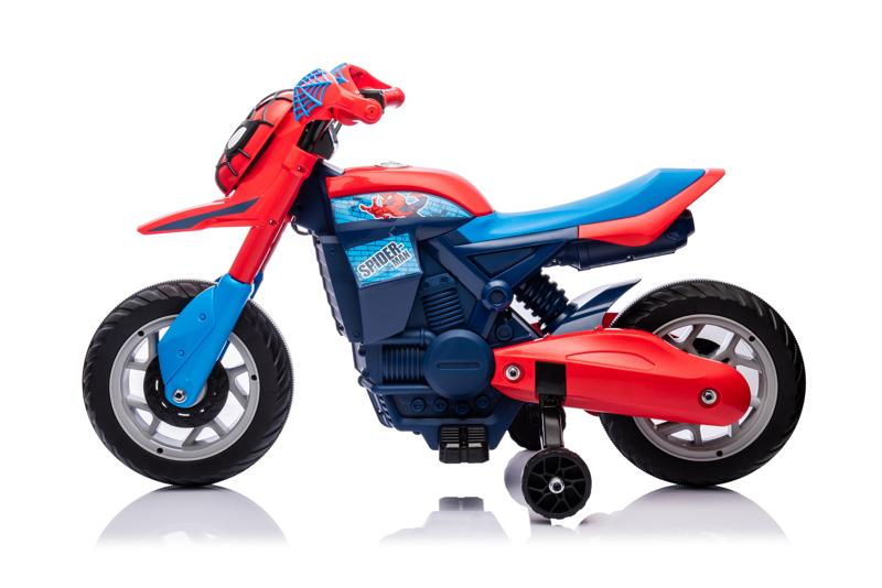 Moto Spider-Man – Ride On con ruedas de apoyo– D&D S.A.