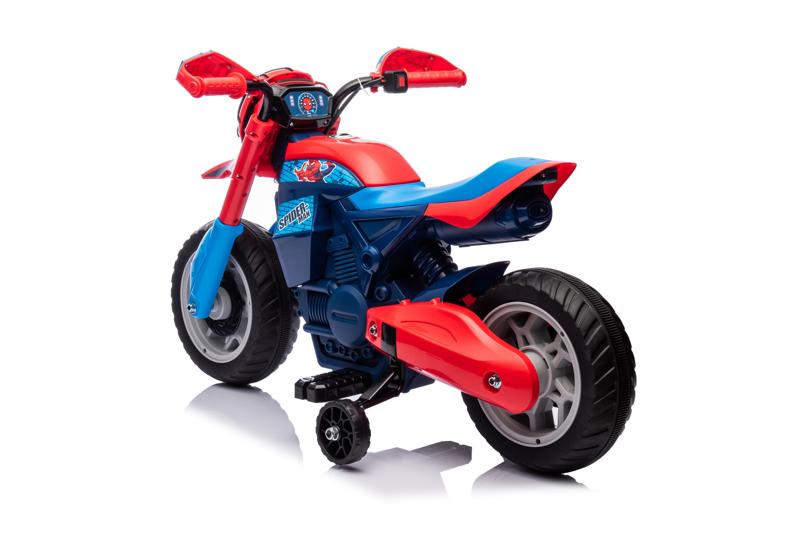 Moto Spider-Man – Ride On con ruedas de apoyo– D&D S.A.